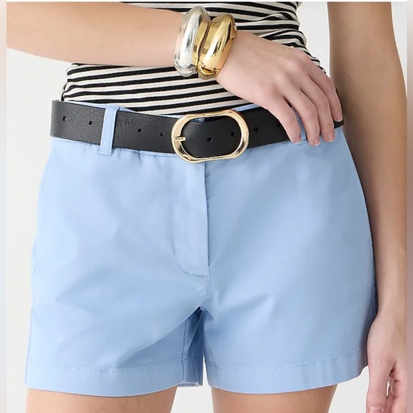 J. Crew Pants - J. Crew 4" stretch chino short Placid Sky Blue Size 16